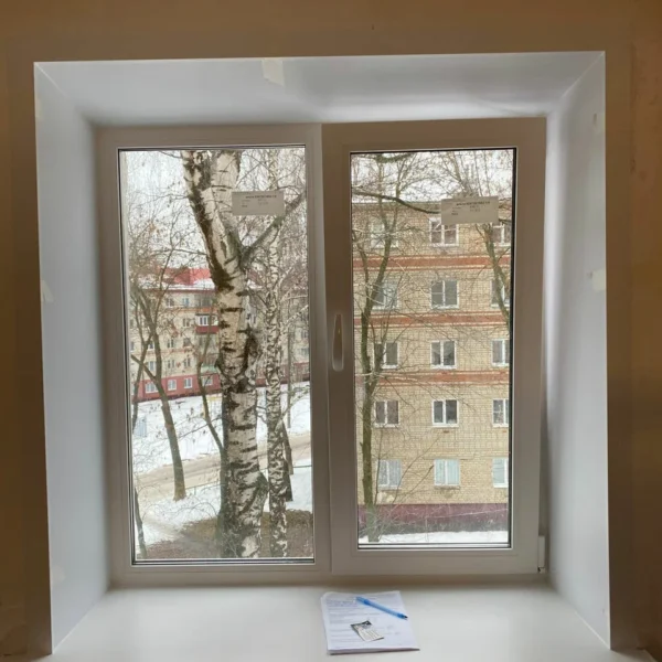 установка пластикового окна