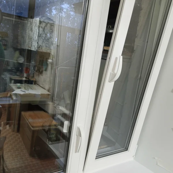 Установка балконного блока